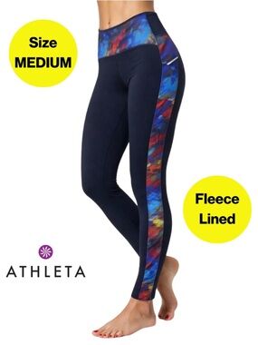 ATHLETA ❄️ “Altitude Tight” Fleece Lined Performance Legging (Women’s Medium)